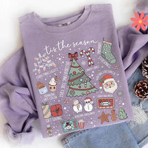 Cute Xmas Retro Christmas Tree Sweatshirt