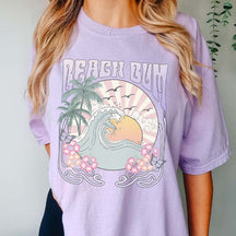 Beach Bum Waves Summer Sunset T-Shirt