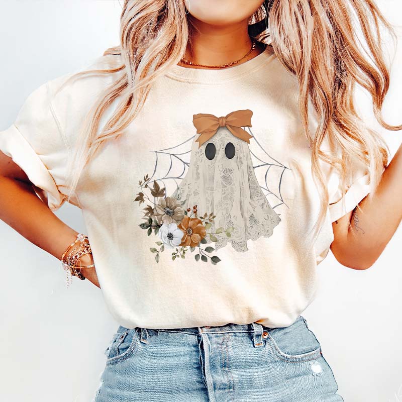 Halloween Lace Ghost T-Shirt