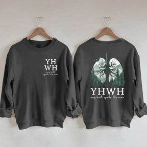 YHWH Lungs Christian Sweatshirt