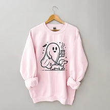 Halloween Ghost Dog Sweatshirt