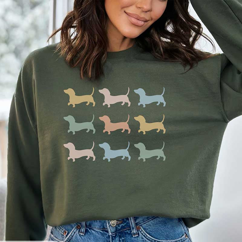 Funny Dachshund Dog Mom Sweatshirt