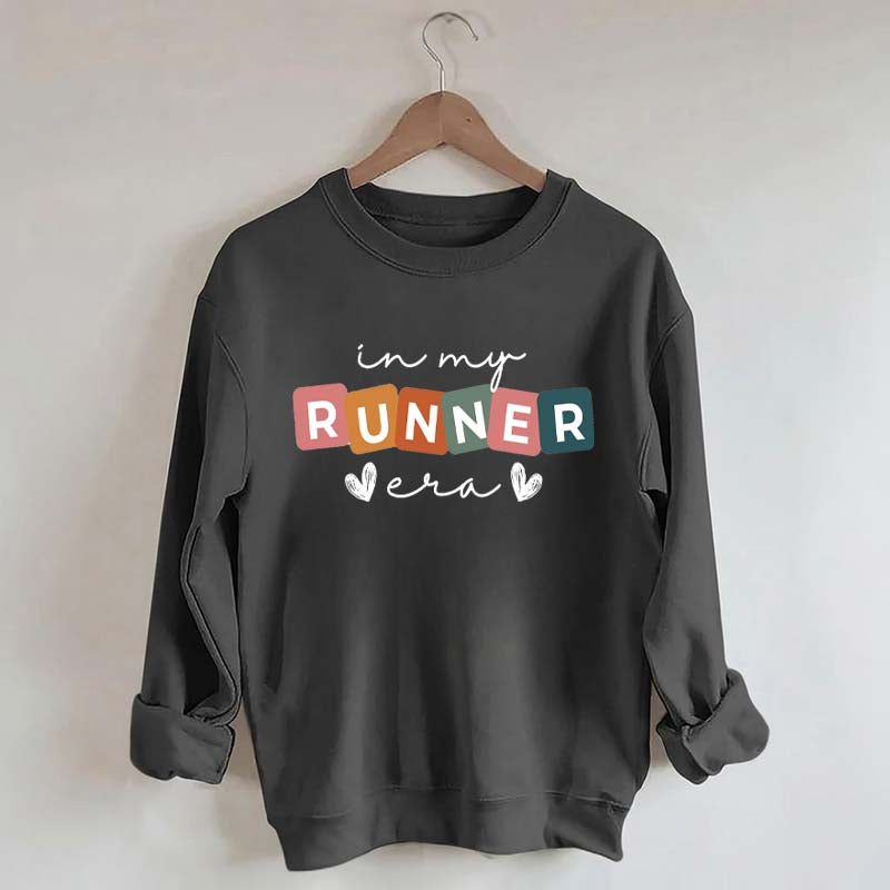 In My Runner Era Funny Marathon Sweatshirt