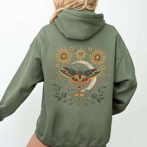 Luna Moth Celestial Hoodie