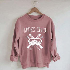 Apres-Ski Club Snow Skier Sweatshirt