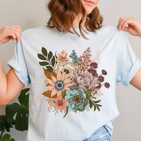 Granola Girl Wild Flower Nature T-Shirt