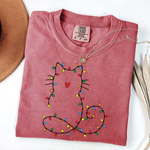 Cute Cat Christmas T-Shirt