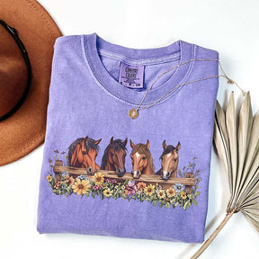 Western Horse Ranch Girl T-Shirt