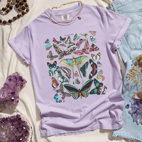 Boho Butterfly Vintage Graphic Whimsigoth T-Shirt