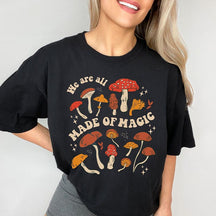 Hippie Trippy Mushroom Botanical T-Shirt