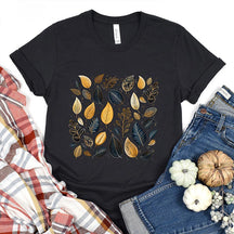 Fallen Leaves Nature Forest T-Shirt