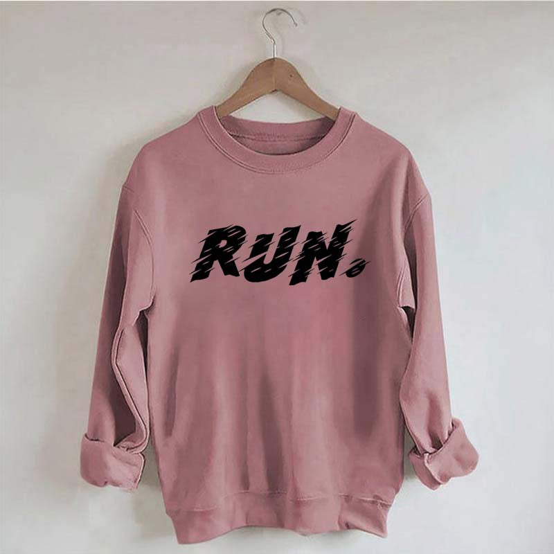 Marathon Runner Gym Workout Sweatshirt