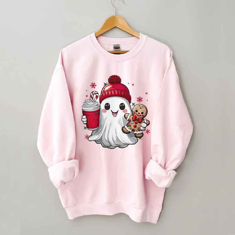 Cute Christmas Ghost Sweatshirt