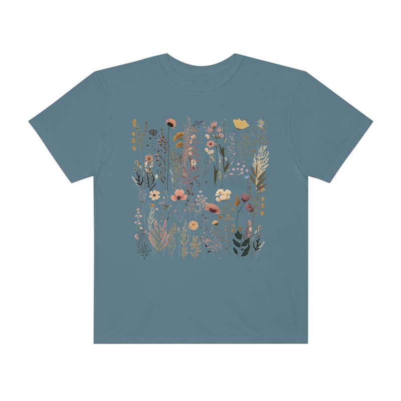 Pastel Floral Nature Garden Lover Gift T-Shirt