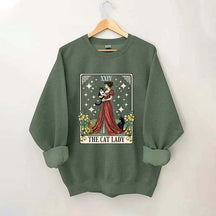 Cat Lady Tarot Card Sweatshirt