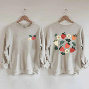 Strawberry Fruit Market Aesthetic Sweatshirt