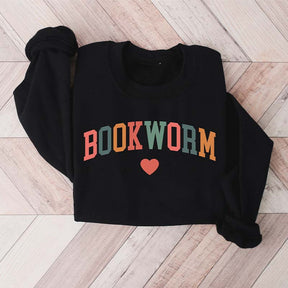 Bookworm Teacher Books Lover Sweatshirt