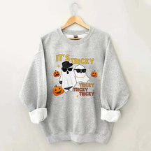 It's Tricky Tricky Tricky Halloween Sweatshirt