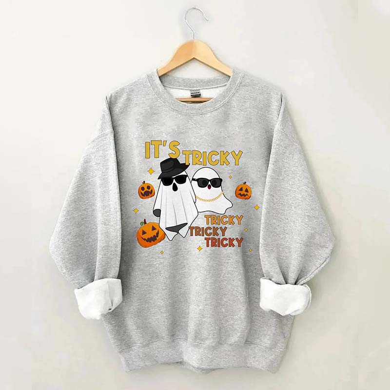 It's Tricky Tricky Tricky Halloween Sweatshirt