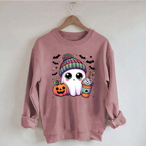 Cute Ghost Coffee Sweatshirt