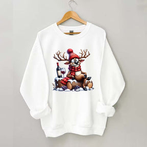 Funny Christmas Reindeer Sweatshirt