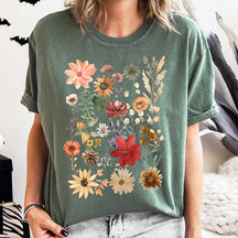 Fall Wildflower Comfort Colors T-Shirt