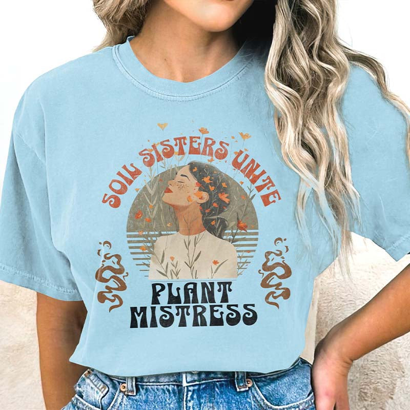 Plant Mistress Botany Floral Graphic T-Shirt