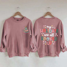 All Booked For Christmas Lovers Sweatshirt