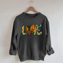 Love Turkey Thanksgiving Sweatshirt