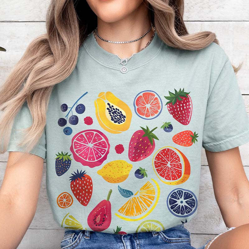 Cute Vintage Fruit Lemon Citrus T-Shirt