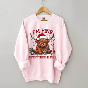 I'm Fine Everything Is Fine Sweatshirt