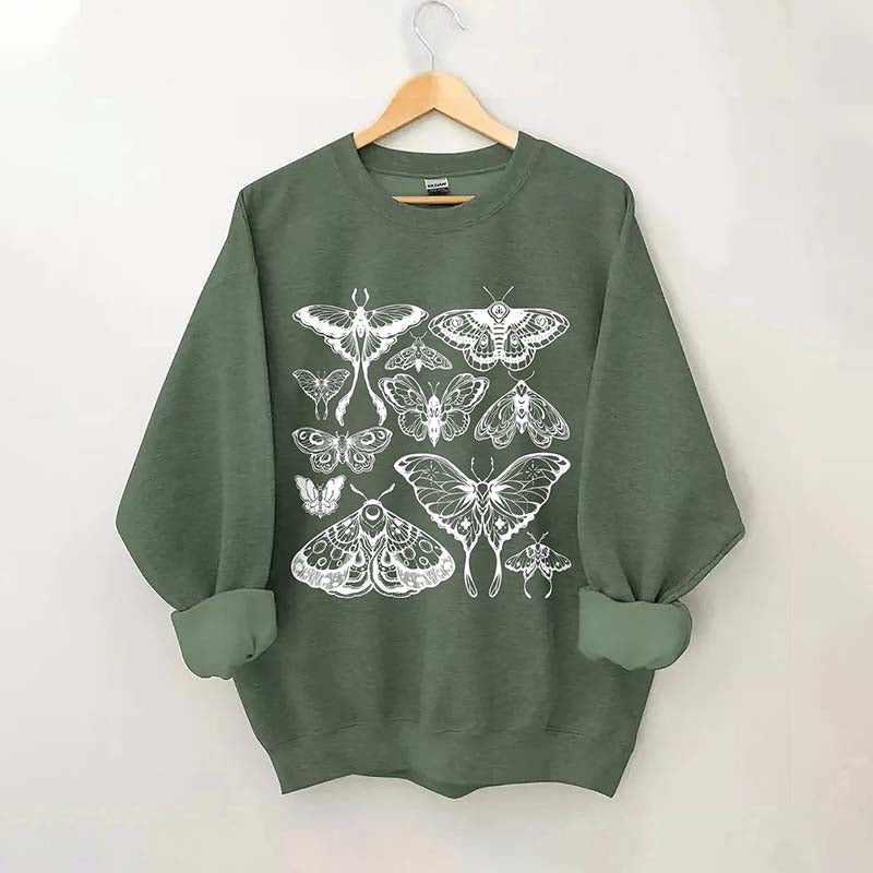 Vintage Butterfly And Moth Sweatshirt