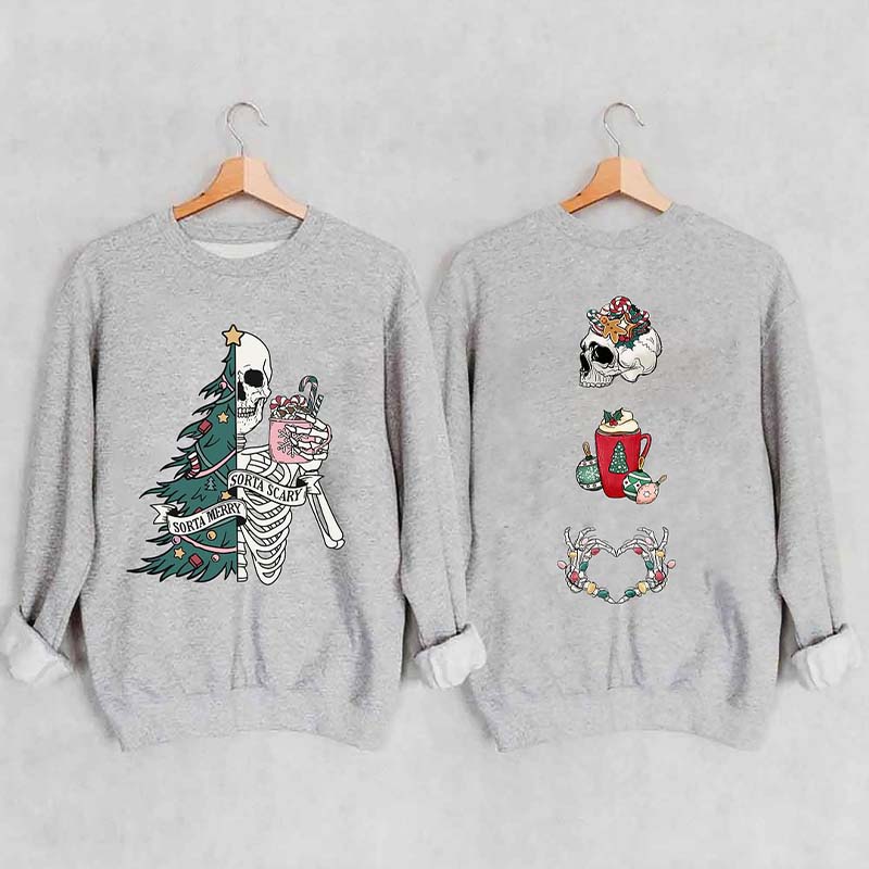 Sorta Merry Sorta Scary Christmas Sweatshirt