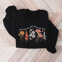 Cute Floral Teacher Sweatshirt