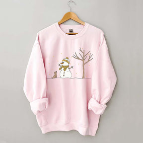 Christmas Snowman Dead tree Sweatshirt