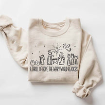 Christian True Story Nativity Sweatshirt