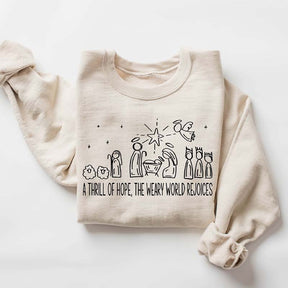 Christian True Story Nativity Sweatshirt