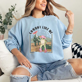 Cowboy Like Me Frog Sweatshirt