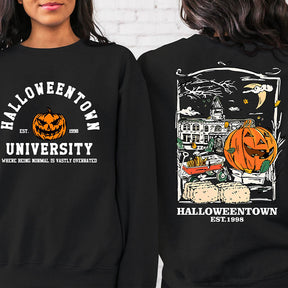 Retro Halloween Pumpkin Horror Sweatshirt