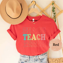 Retro Teach Teacher Gifts T-Shirt