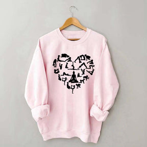 Heart Yoga Movements Sweatshirt