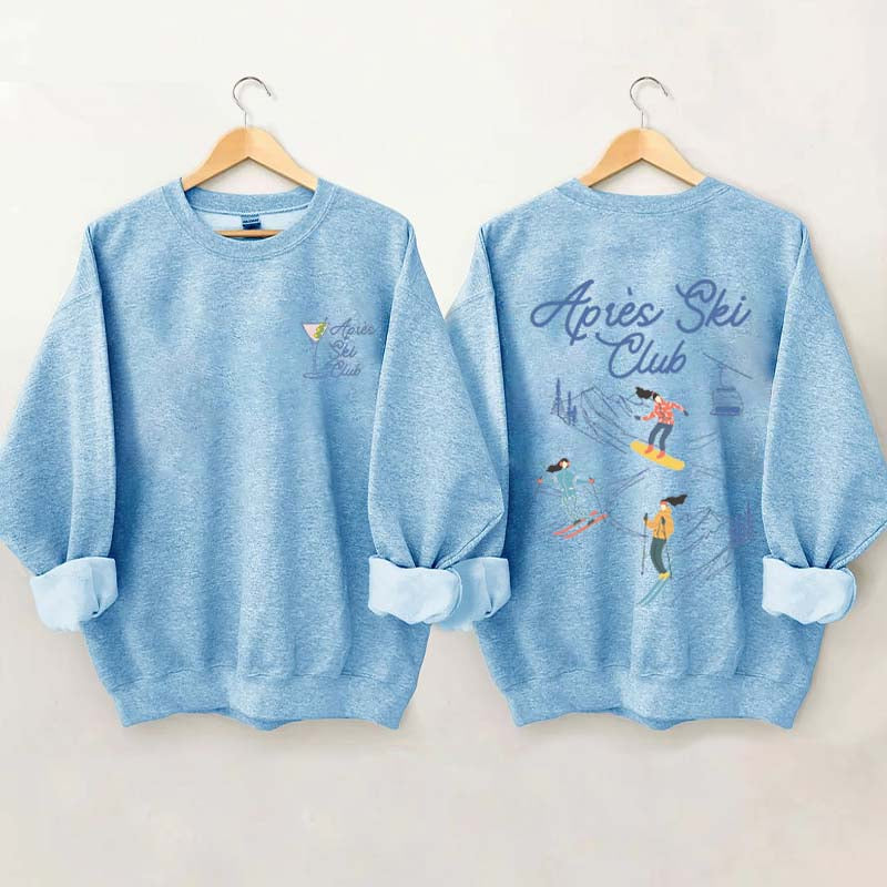 Retro Apres Ski Cute Adventure Sweatshirt