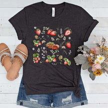 Strawberry Summer Fruit Foodie T-Shirt