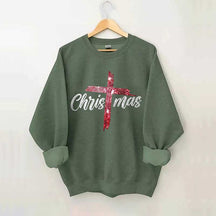 Cross Christmas Sweatshirt