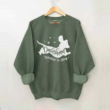 Dachshund Christmas Through The Snow Sweatshirt