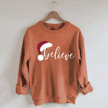 Letter Print Christmas Sweatshirt