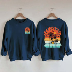 Trendy Forever Chasing Sunsets Sweatshirt