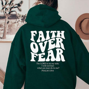 Faith Over Fear Trendy Hoodie