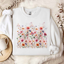 Cute Vintage Pressed Flowers Sweatshirt