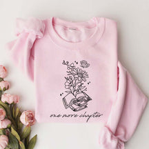 One More Chapter Floral Book Sweatshirt